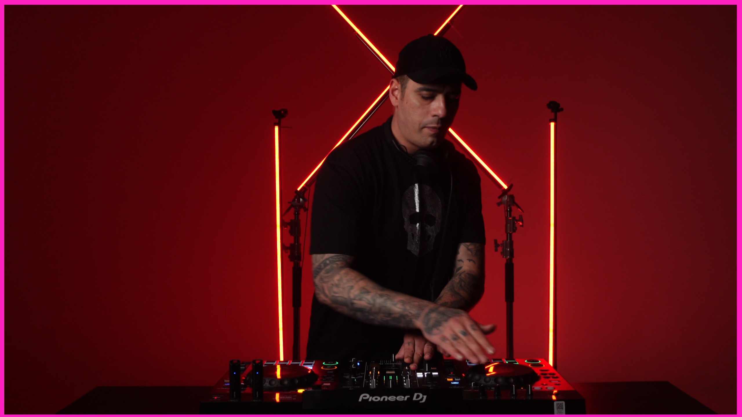 Cenário para live de DJ