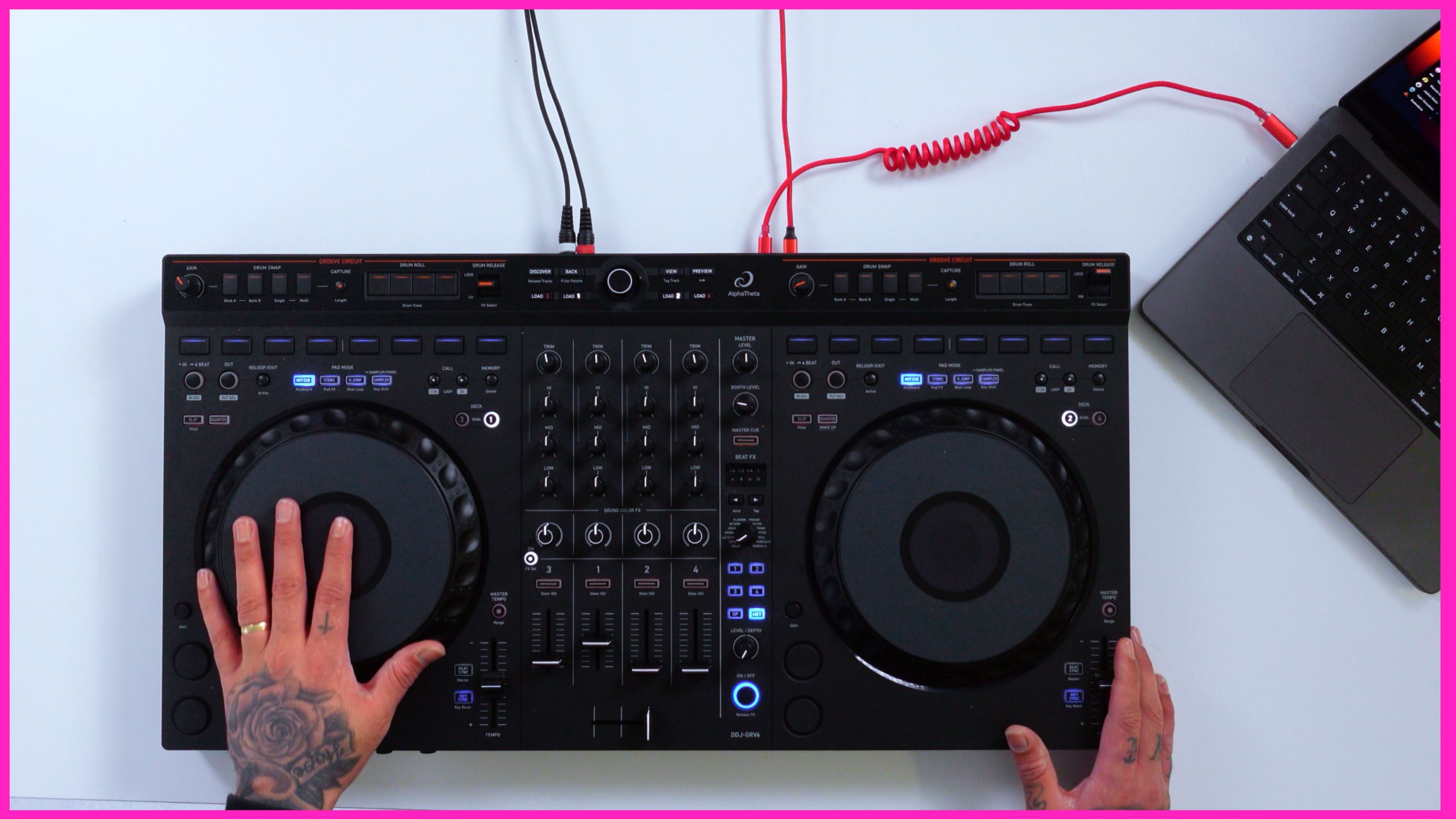 Set de DJ para YouTube