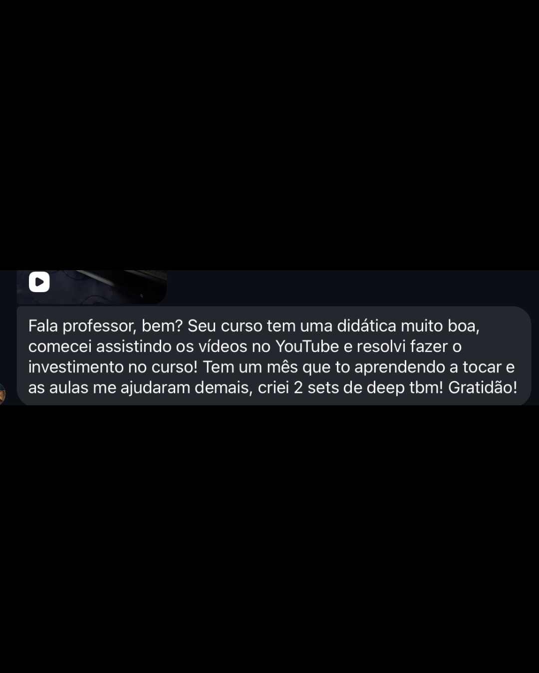 Depoimento aluno 2