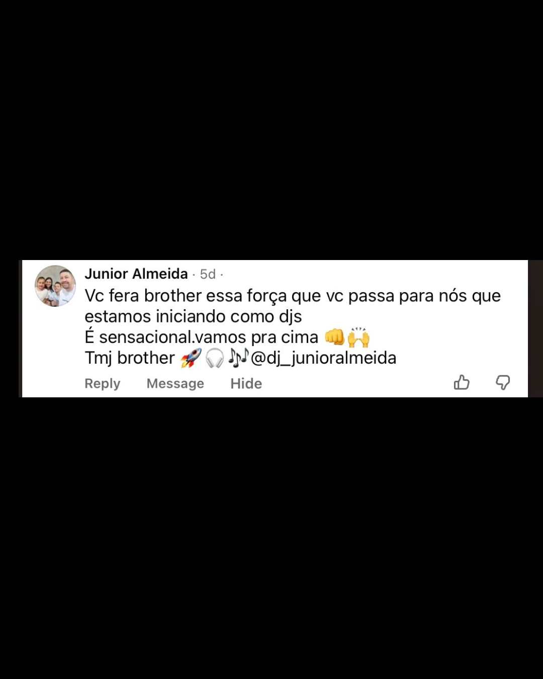 Depoimento aluno 9