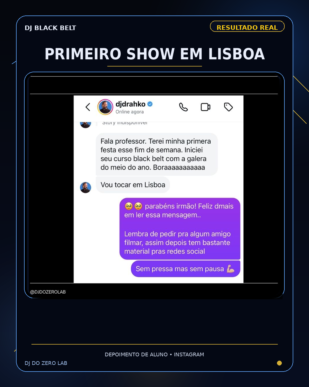 Primeiro show Lisboa
