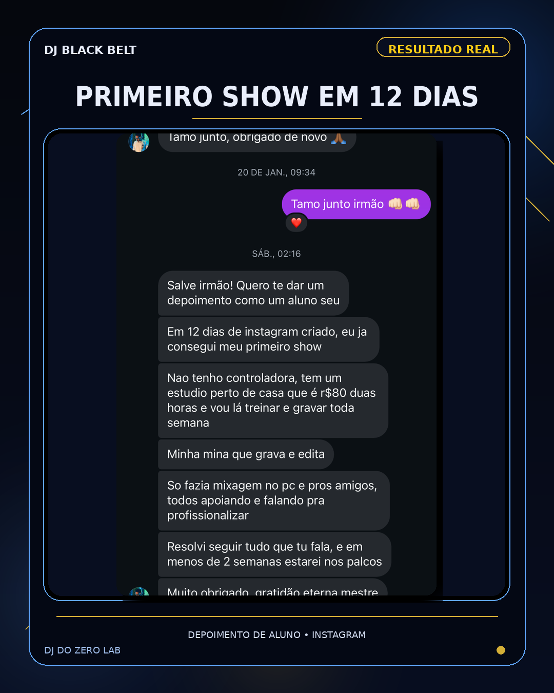 Primeiro show