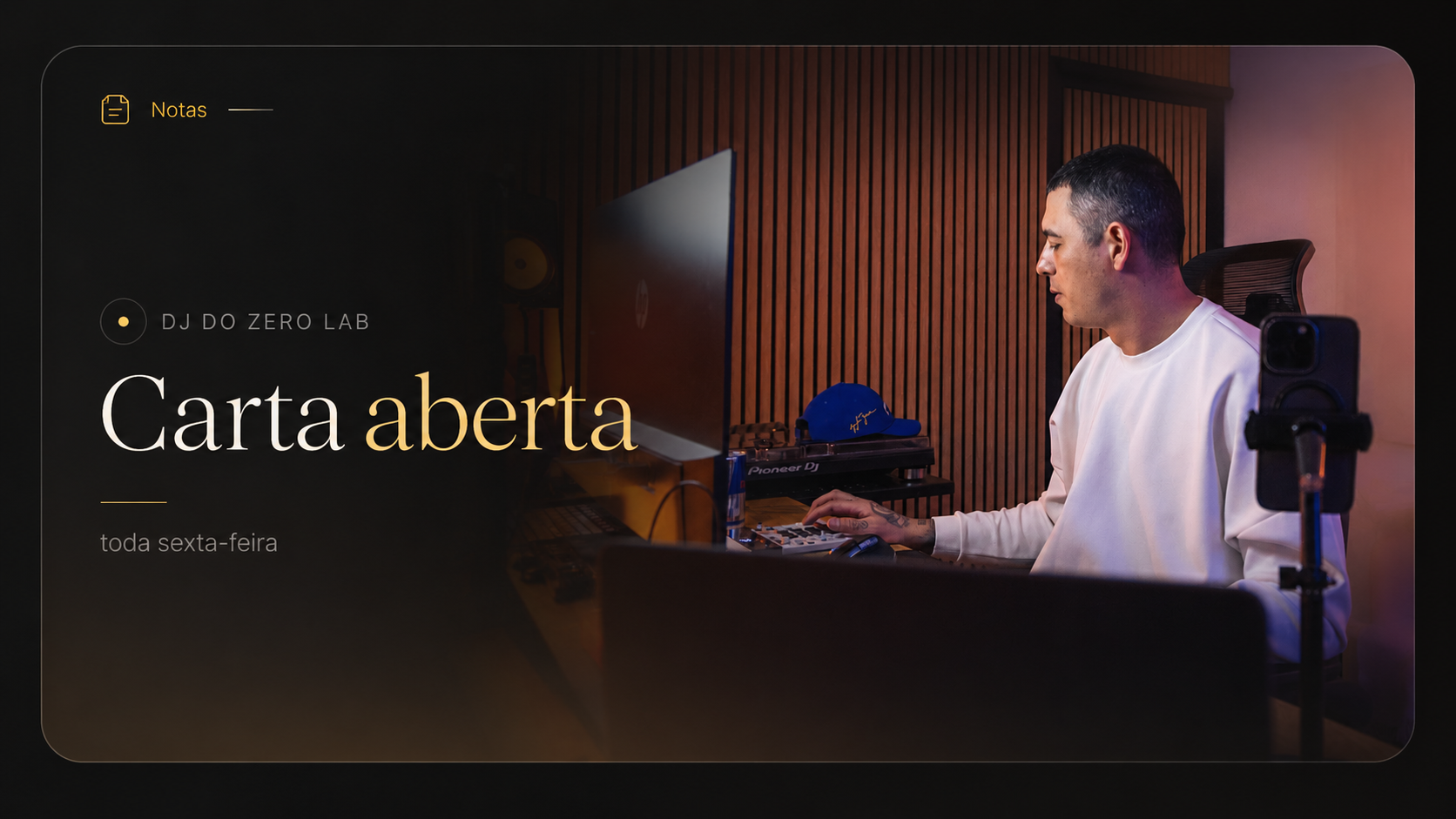 Entre o Sonho e a Pista — carta aberta do DJ do Zero Lab